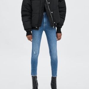 ZARA Ripped Vintage Hi-Rise Jeggings